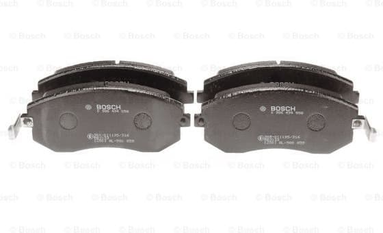 Brake Pad Set, disc brake 0986494558