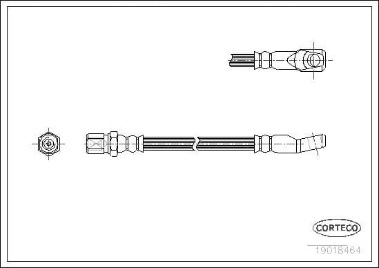 Brake Hose 19018464