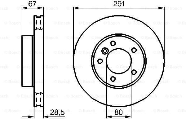 Brake Disc 0986478691