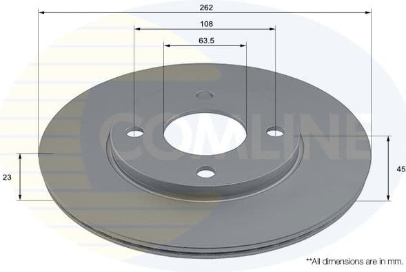Brake Disc COATED ADC2880V