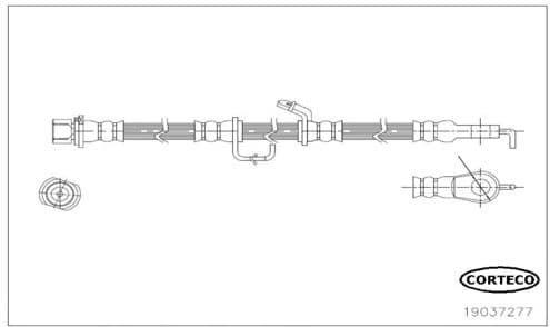 Brake Hose 19037277