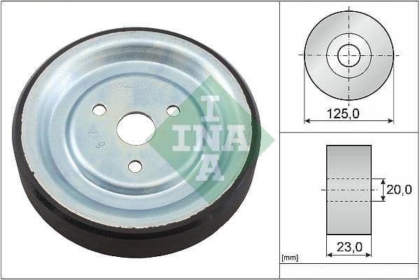 Deflection Pulley/Guide Pulley, V-belt 532091210