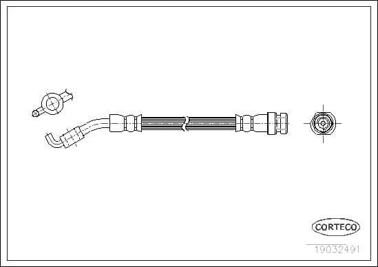 Brake Hose 19032491