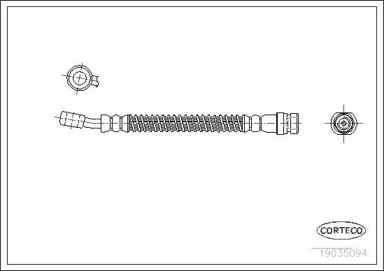 Brake Hose 19035094