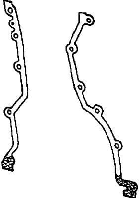 Gasket Kit, timing case 166.660