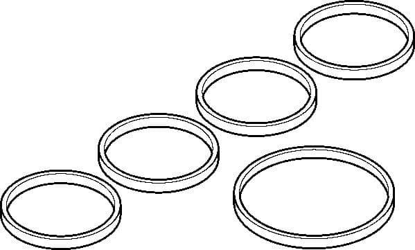 Gasket Set, intake manifold 207.210