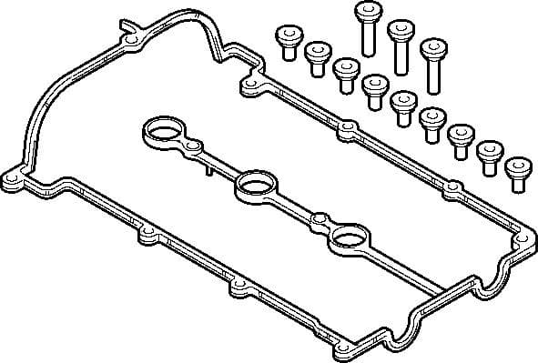 Gasket Set, cylinder head cover 658.220