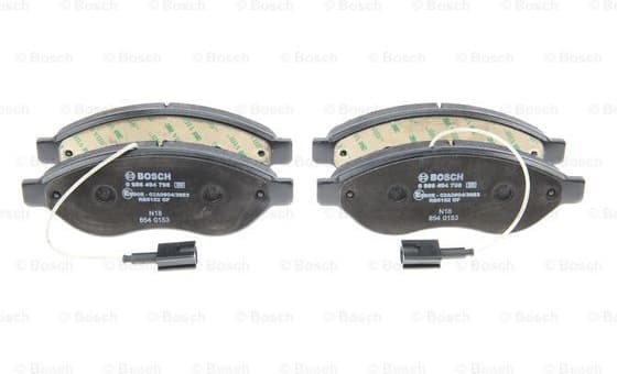 Brake Pad Set, disc brake 0986494798