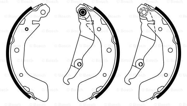 Brake Shoe Set 0986487923 - image 5