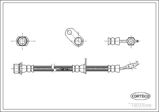 Brake Hose 19033098