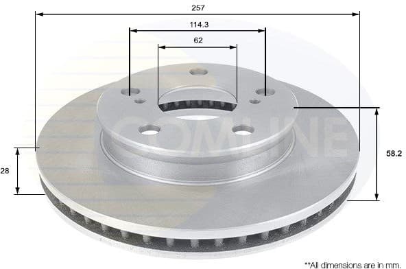 Brake Disc ADC2504V