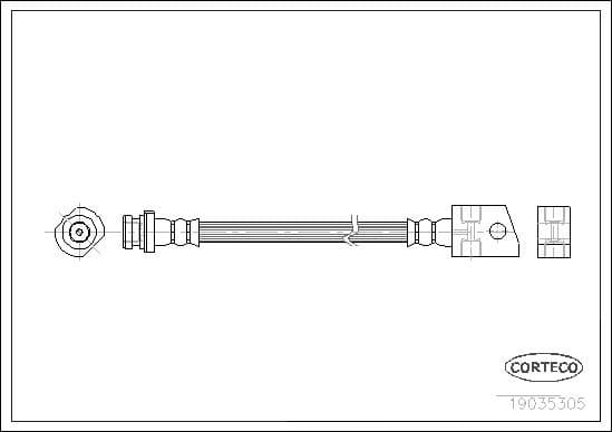 Brake Hose 19035305