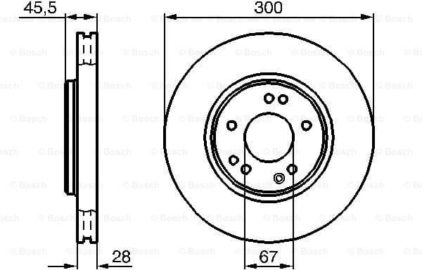 Brake Disc 0986478526