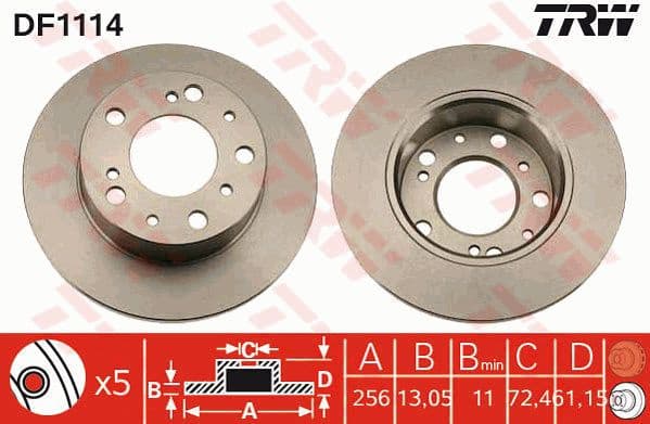 Brake Disc DF1114