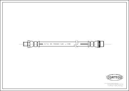 Brake Hose 19018502
