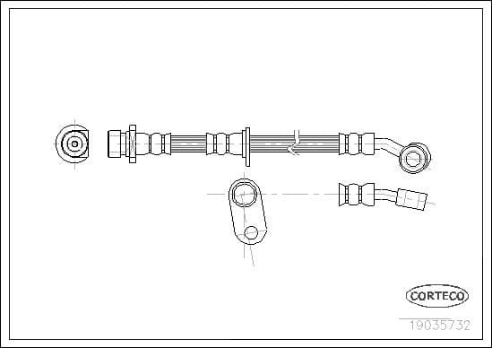 Brake Hose 19035732