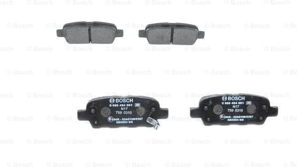 Brake Pad Set, disc brake 0986494861 - image 3