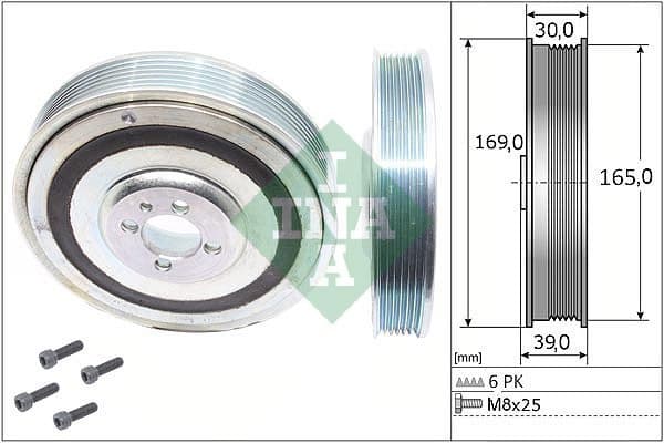 Belt Pulley, crankshaft 544008020