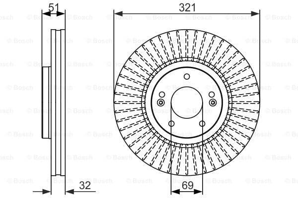 Brake Disc 0986479692 - image 5