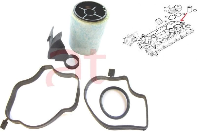 Filter breather-oil separator AT20003