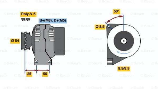 Alternator 0986049081