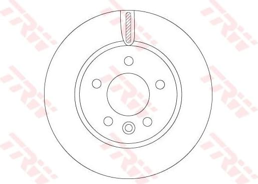 Brake Disc TRW SINGLE DF6589S