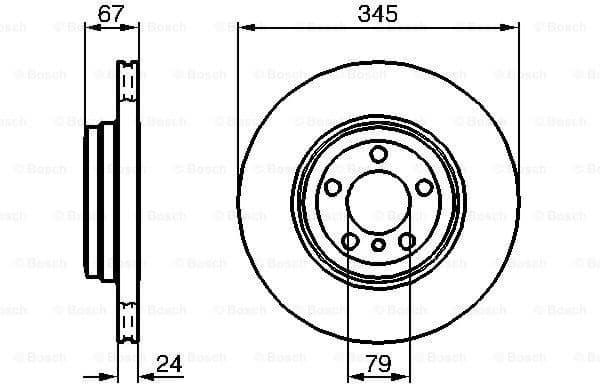 Brake Disc 0986479005