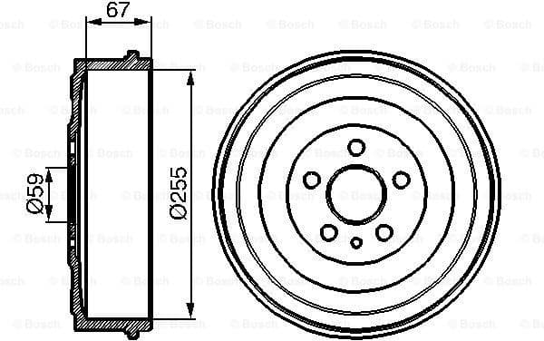 Brake Drum 0986477144