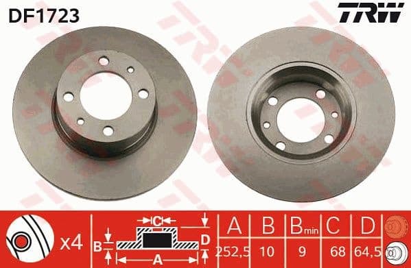 Brake Disc DF1723