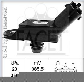 Air Pressure Sensor, altitude adaption Made in Italy - OE Equivalent 10.3055