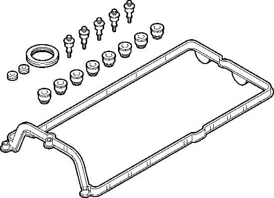Gasket Set, cylinder head cover 725.330
