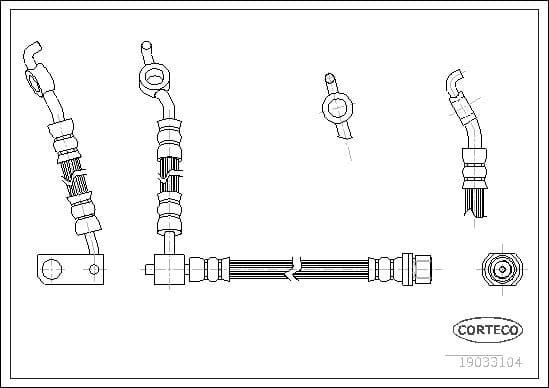 Brake Hose 19033104