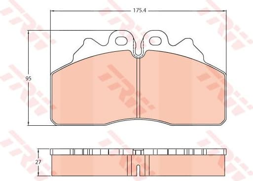 Brake Pad Set, disc brake GDB5113