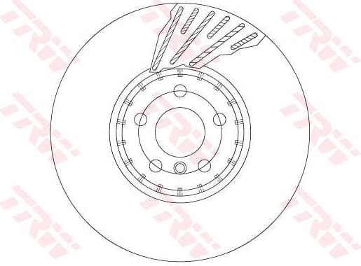 Brake Disc TRW SINGLE DF6890S