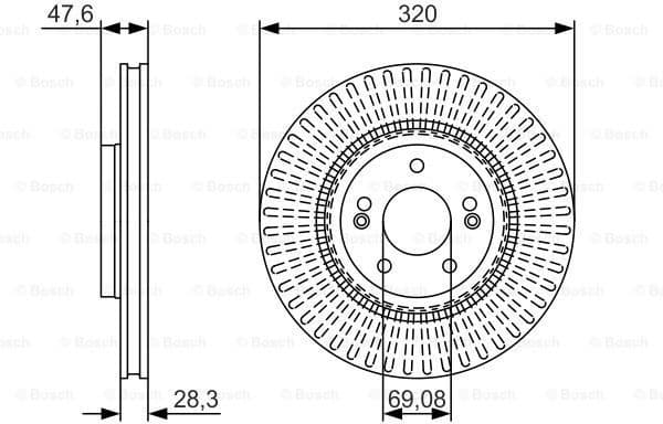 Brake Disc 0986479A21 - image 5