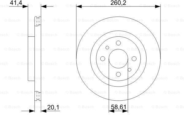 Brake Disc 0986479346 - image 5