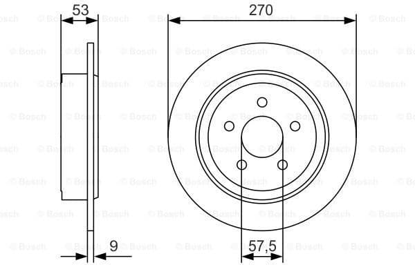 Brake Disc 0986479A79