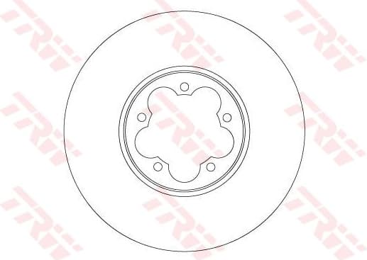 Brake Disc TRW SINGLE DF6921S