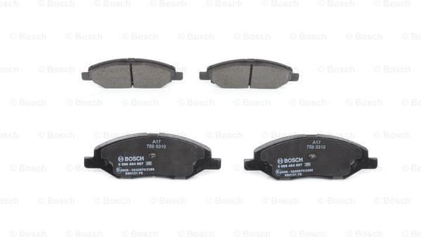 Brake Pad Set, disc brake 0986494867
