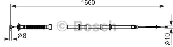 Cable Pull, parking brake 1987477973