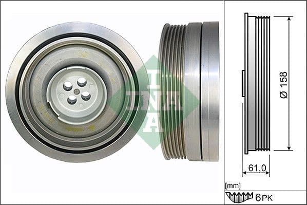 Belt Pulley, crankshaft 544050210