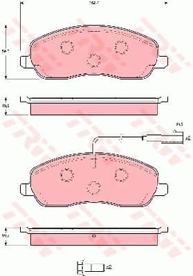 Brake Pad Set, disc brake GDB1627