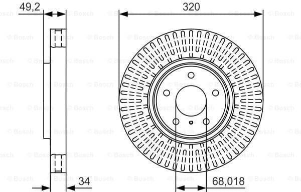Brake Disc 0986479T32 - image 5
