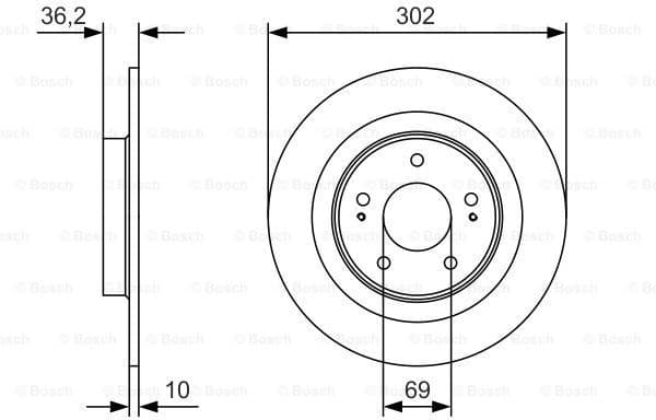 Brake Disc 0986479B04 - image 5