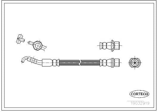 Brake Hose 19032919