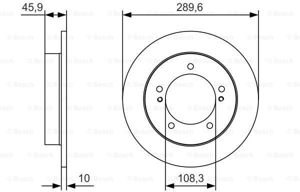 Brake Disc 0986479B09 - image 5