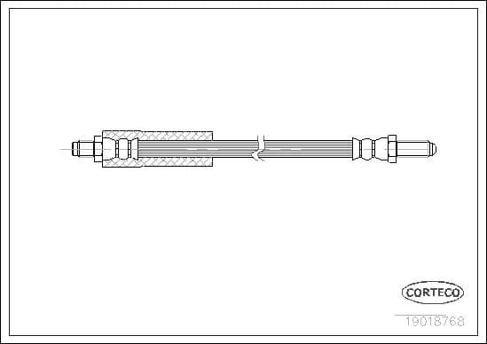 Brake Hose 19018768