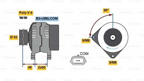Alternator 0986080990