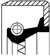 Shaft Seal, wheel hub 07013389B