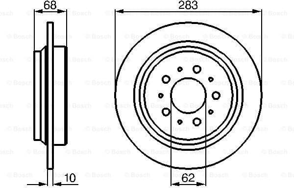 Brake Disc 0986478445